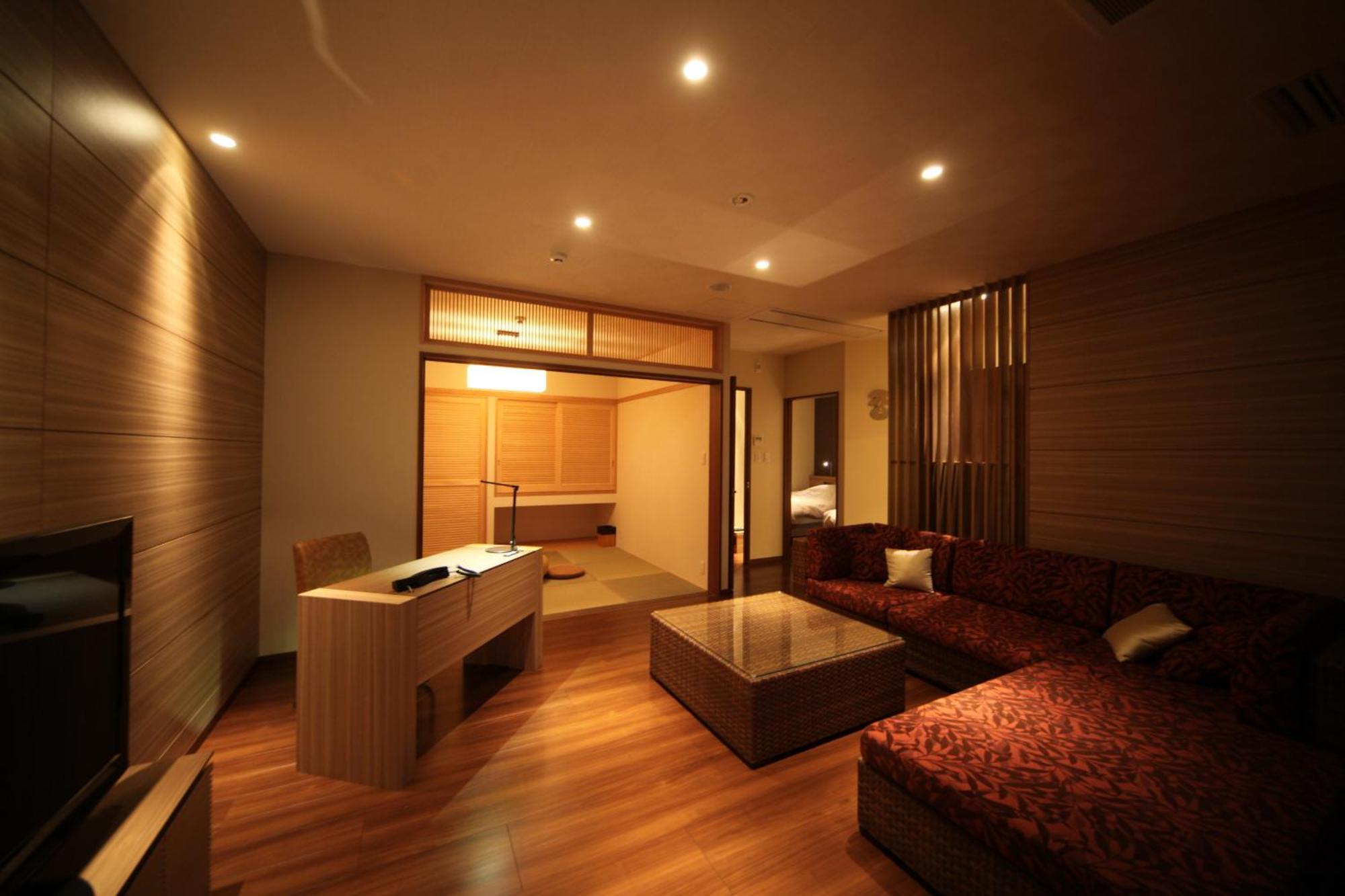 Amane Resort Seikai Beppu Chambre photo A room at a ryokan